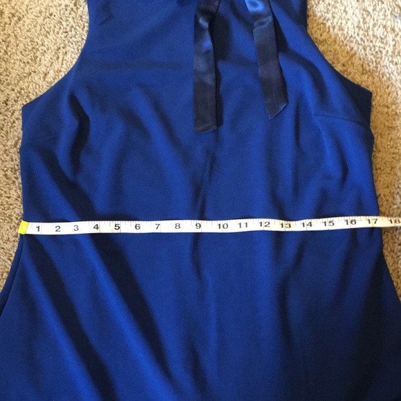 NWOT Scuba Bow Neck Ruffle Mini Dress - Picture 11 of 12